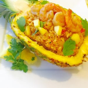 Thai shrimp pineapple fried rice