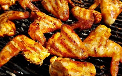 Grilled Mango Habanero Wings